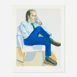 Alice Neel, Portrait of Hartley Stockton Neel, 1981, screenprint in colors