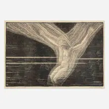 Carl Hoeckner, The Death of Truth, lithograph