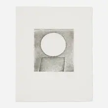 Italo Valenti, Plenilunio, 1975, aquatint on BFK Rives