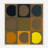 Victor Vasarely, Arany, 1968, screenprint in colors