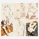 Philip Pearlstein, Six Lithographs Drawn from Life