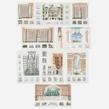 Richard Haas, Architectural Facades 1976-1986, 1989, screenprint in colors on BFK Rives