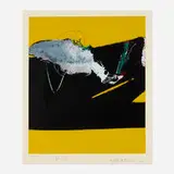 Manabu Mabe, Aki Kaze, 1980, screenprint in colors