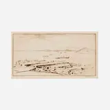 Gene Kloss, San Francisco Bay, 1930, etching