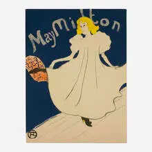 Henri de Toulouse-Lautrec, May Milton, 1895, lithograph in colors