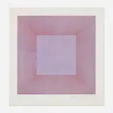 Richard Anuszkiewicz, Purple with Red (from the Autumn suite), 1979, etching and aquatint in colors