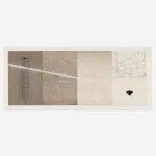 Tomb of Chance 2 by Shusaku Arakawa, 1974-81, lithograph and screenprint in colors, sold Nov 2024