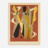 Man Ray, Promenade, 1965, lithograph in colors