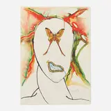 Kabuki Dancer by Salvador Dalí, 1973, lithograph in colors on Japon paper, sold Nov 2024