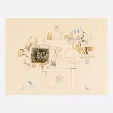 Saul Steinberg, The Braque Postcard (from the Six Drawing Tables portfolio)