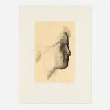 Emilio Greco, Untitled (from the Omagio a Michelangelo portfolio), 1975, etching with Chine-collé