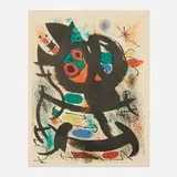 Joan Miró, Exhibition at the Pasadena Art Museum, 1969, lithograph in colors