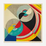 Sonia Delaunay, Rhythm in Color (no. 1076), 1939, lithograph in colors
