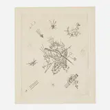 Wassily Kandinsky, Plate X (from the Kleine Welten portfolio), 1922, drypoint