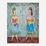 Arnold Blanch, Two Dancers Knitting