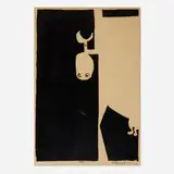 Paul Von Ringelheim, Untitled, 1962, screenprint on newsprint