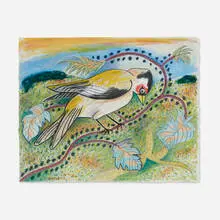 David Sharpe, Untitled (Goldfinch), 1981, graphite and pastel on paper
