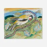 David Sharpe, Untitled (Goldfinch), 1981, graphite and pastel on paper