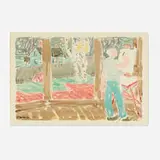 Stephen Pace, Painting at Mother Superior House, 1981, watercolor on paper