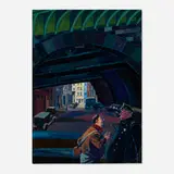 William Sharp, Frankfort Street, New York City, oil on canvas