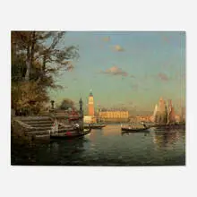 Antoine Bouvard, Venice - The Afternoon Sun, oil on canvas