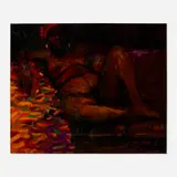 Arthur Coppedge, Lady Lounging, 1989, oil on Masonite