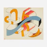 Charles Biederman, Untitled (3/37), 1937, watercolor, gouache, ink and pencil on paper