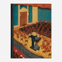 Charles Alston, Cover Illustration for The New Yorker, 1934, pastel on illustration board