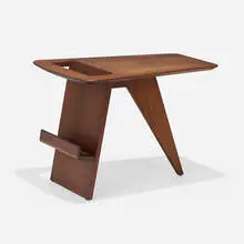 Jens Risom, Magazine table, model T539, 1949, walnut