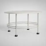 Warren McArthur, Coffee table, model 1559-s, c. 1933, aluminum, laminate