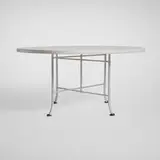 Warren McArthur, Dining table, model 1634, c. 1933, aluminum, painted wood