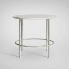 Warren McArthur, Occasional table, c. 1933, aluminum, laminate