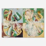 Dieter Roth, Tompkinspatent, 1968, unique variant screenprint in colors and vegetable juice on cardboard in plastic bag