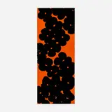 Donald Sultan, Wallflower (Black and Orange), 2018, screenprint in colors