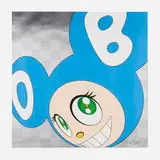 And then and then and then and then and then (Aqua Blue) by Takashi Murakami, 1999, offset lithograph in colors, sold Aug 2025