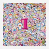 Many Things Await Beyond Anywhere Door (Dokodemo Door) by Takashi Murakami, 2018, offset lithograph in colors, sold Aug 2025