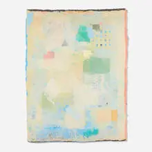 Robert Natkin, Untitled, c. 1980, screenprint in colors on handmade paper