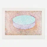 Ronald Davis, Disc Slab, 1983, lithograph in colors on Arches