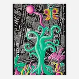 Kenny Scharf, Untitled (from the Columbus: In Search of a New Tomorrow portfolio)