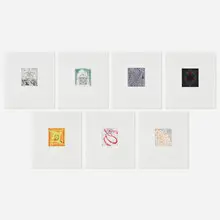 Alan Saret, Stars in the Sacred Ground, 1983, etching in colors on BFK Rives