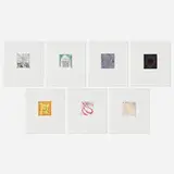 Alan Saret, Stars in the Sacred Ground, 1983, etching in colors on BFK Rives