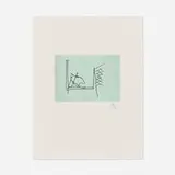 Robert Motherwell, The Hospital (from the Ulysses portfolio), 1988, etching in colors on Johannot