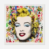 Thierry Guetta, Collage (from the Monroe POPfolio portfolio), 2022, screenprint in colors