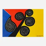 Alexander Calder, Autumn, 1969, lithograph in colors
