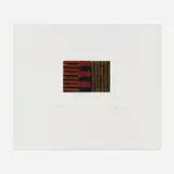 Sean Scully, Heart of Darkness 6 (from the Heart of Darkness portfolio), 1992, etching, aquatint, sugar-lift and spit-bite in colors on Magnani