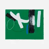 Wilhelmina Barns-Graham, Green (from the Millennium series), 2000, screenprint in colors