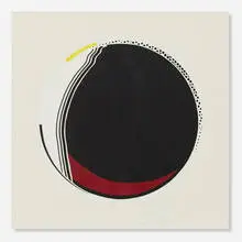 Roy Lichtenstein, Mirror #4 (from the Mirror series), 1972, embossed linocut and screenprint in colors on Arjomari