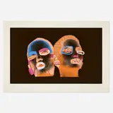 Ed Paschke, Sepia Deux, 1988, screenprint in colors