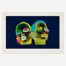 Ed Paschke, Indigo Deux, 1988, screenprint in colors