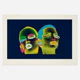 Ed Paschke, Indigo Deux, 1988, screenprint in colors